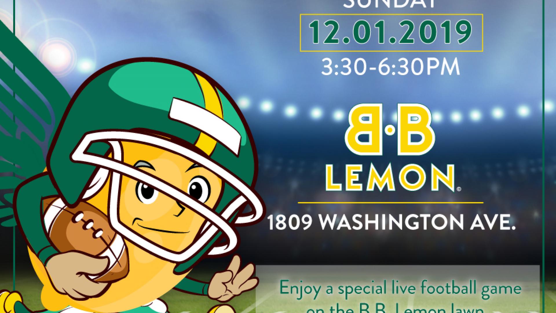 BB Lemon Tailgate Party